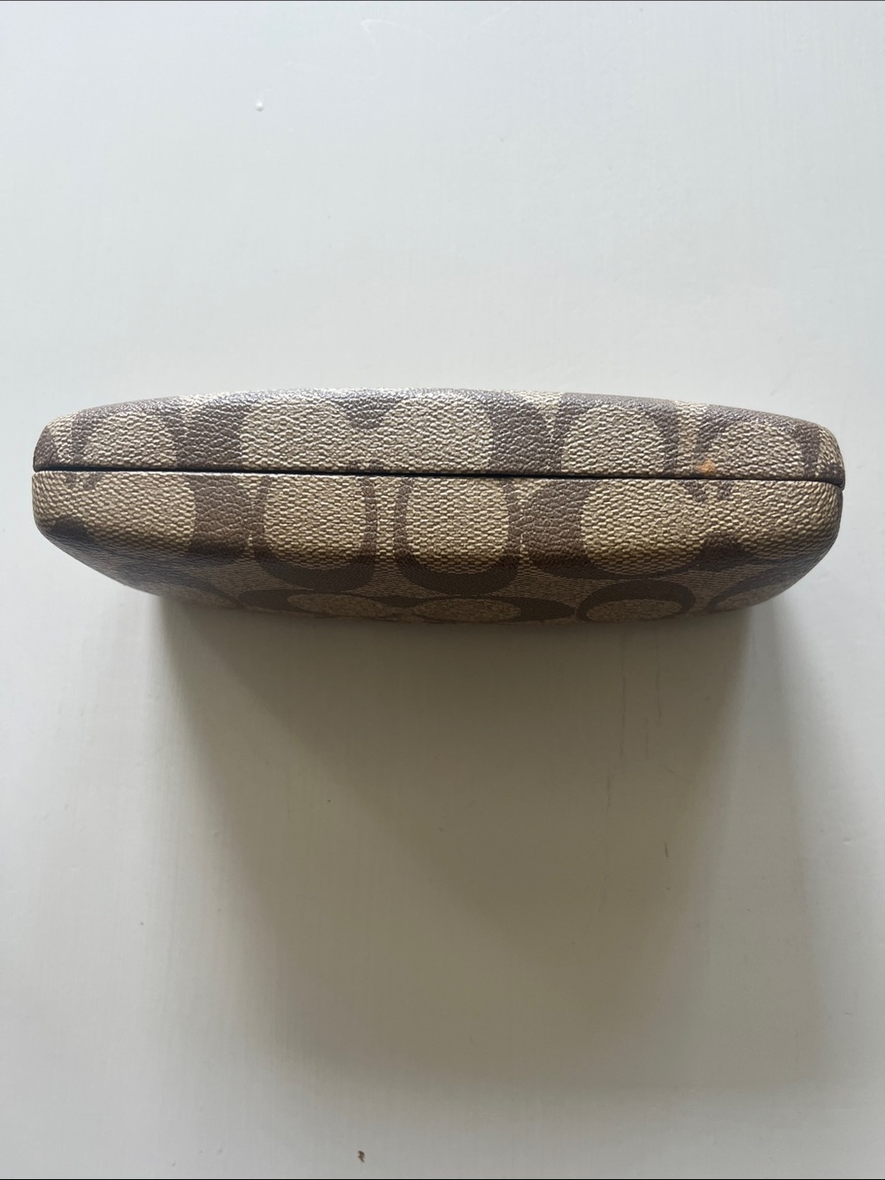 Coach Signature Pattern Eyeglass Case - Picture 3 of 5